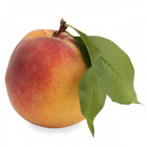 organic peach